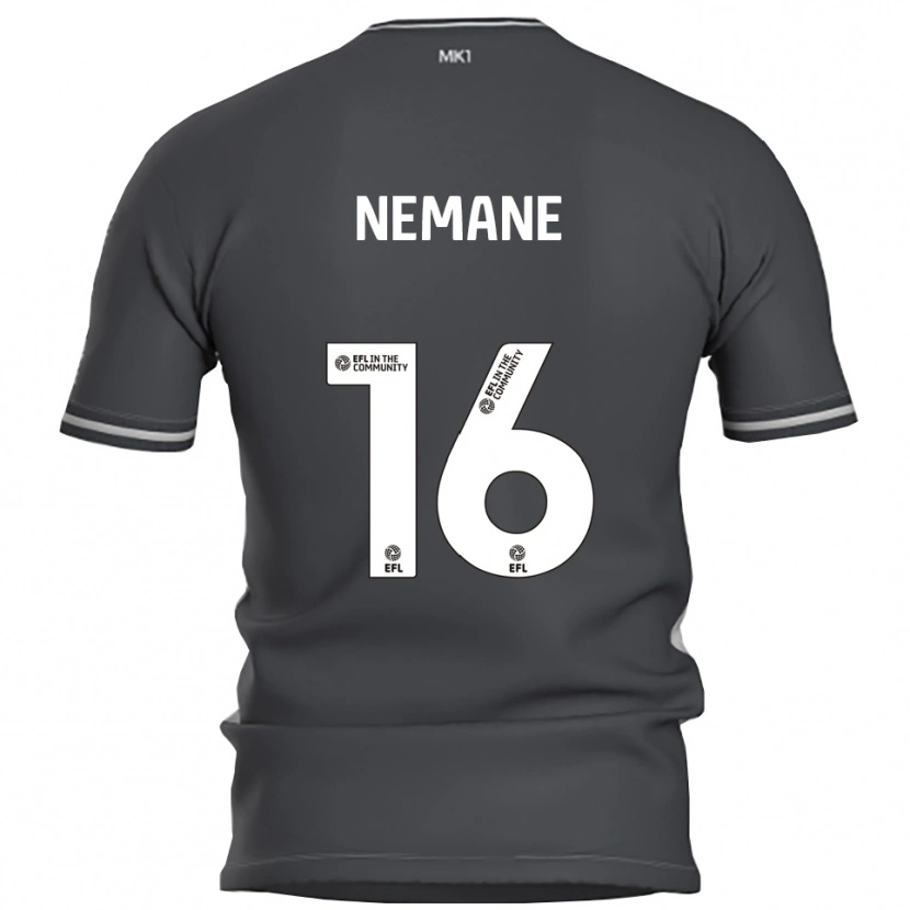 Danxen Women Aaron Nemane #16 Gray Silver Away Jersey 2025/26 T-Shirt