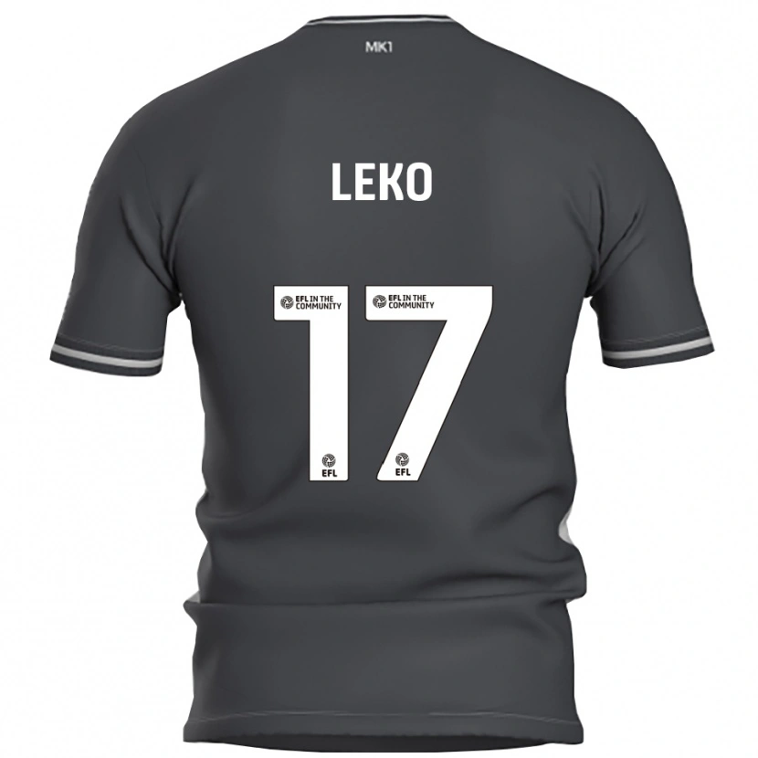 Danxen Women Jonathan Leko #17 Gray Silver Away Jersey 2025/26 T-Shirt