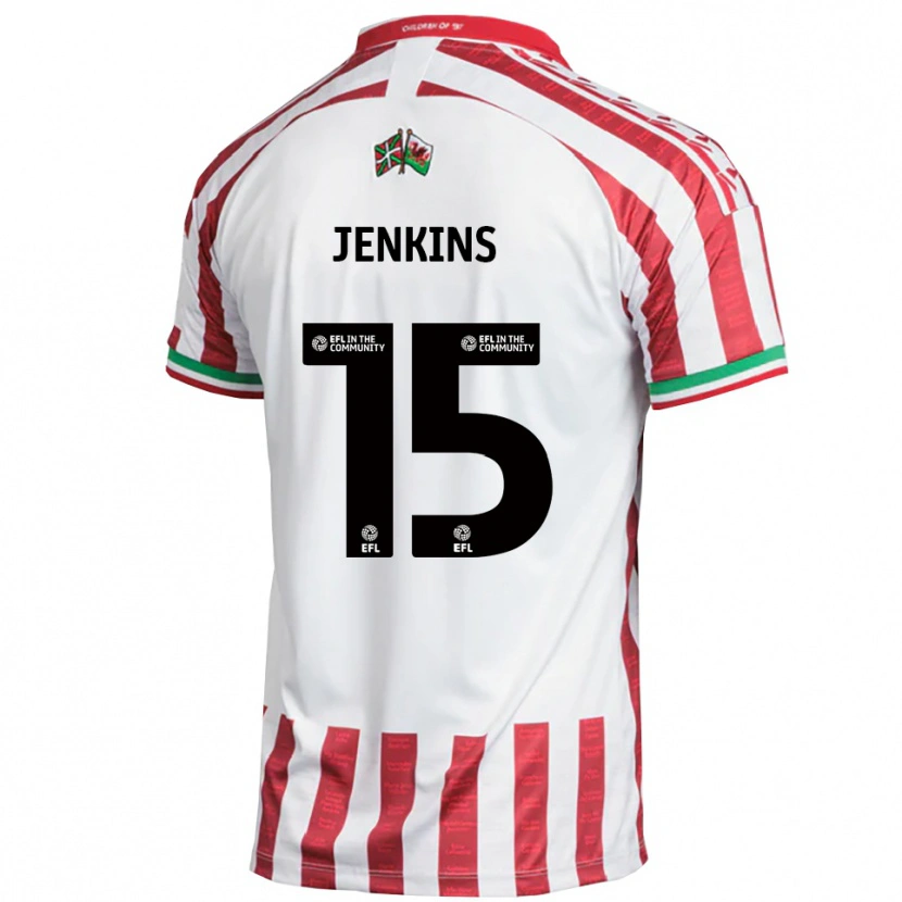 Danxen Women Lee Jenkins #15 Red White Away Jersey 2025/26 T-Shirt