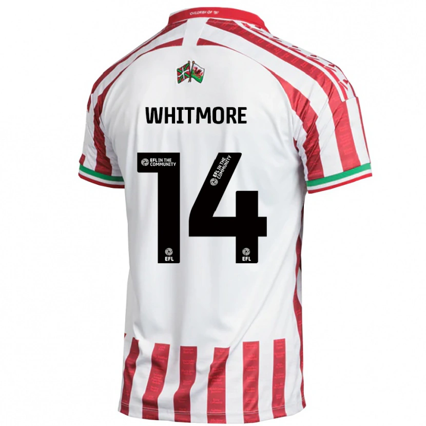 Danxen Women Kai Whitmore #14 Red White Away Jersey 2025/26 T-Shirt