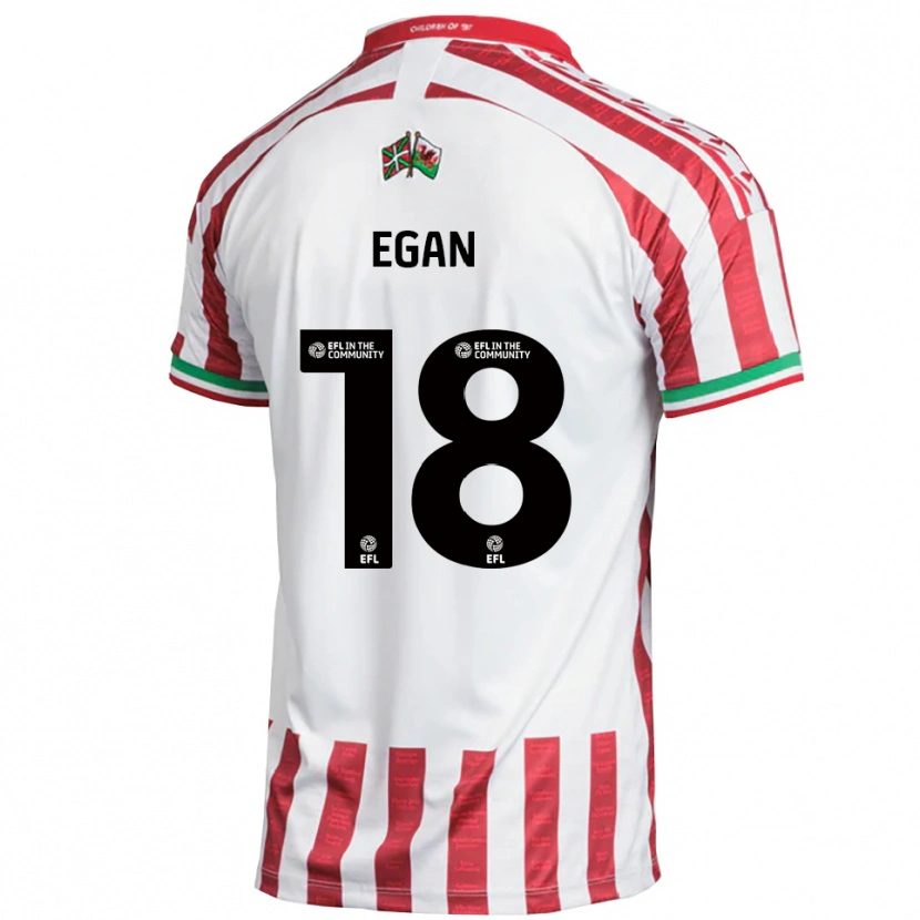 Danxen Women Cameron Egan #18 Red White Away Jersey 2025/26 T-Shirt