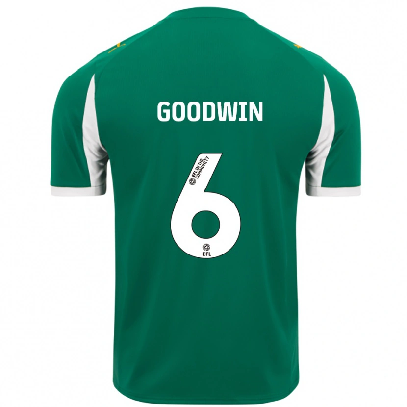 Danxen Women Alfie Goodwin #6 Green White Away Jersey 2025/26 T-Shirt