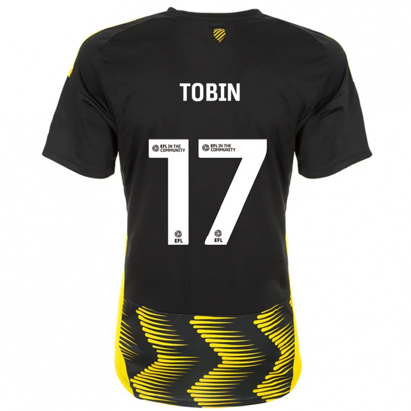 Danxen Women Laura Tobin #17 Black Yellow Away Jersey 2025/26 T-Shirt