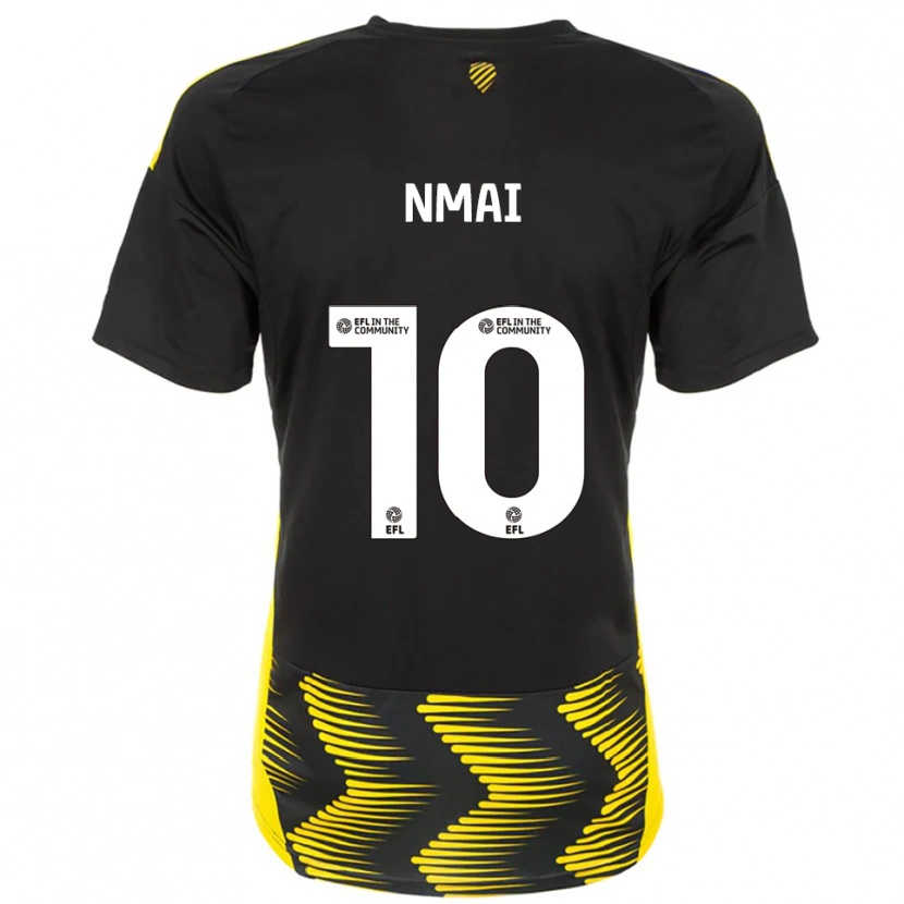 Danxen Women Kelly Nmai #10 Black Yellow Away Jersey 2025/26 T-Shirt