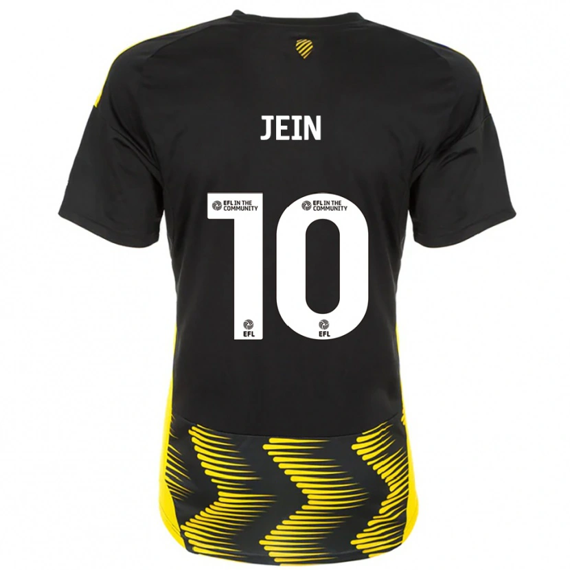 Danxen Women Shaunna Jein #10 Black Yellow Away Jersey 2025/26 T-Shirt