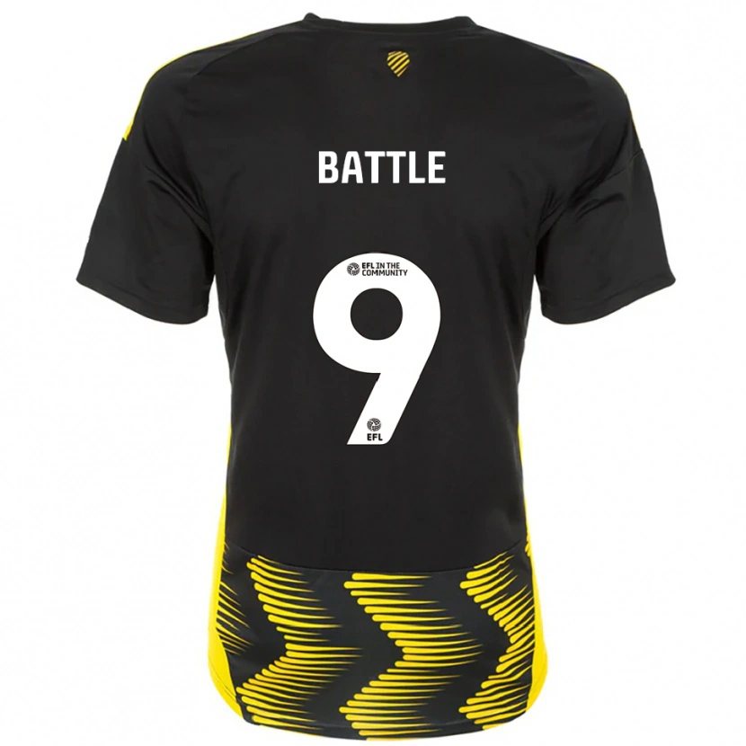 Danxen Women Jess Battle #9 Black Yellow Away Jersey 2025/26 T-Shirt