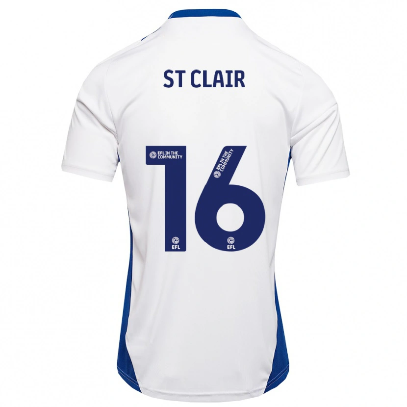 Danxen Women Tori St Clair #16 White Blue Away Jersey 2025/26 T-Shirt