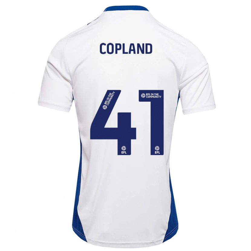 Danxen Women Jack Copland #41 White Blue Away Jersey 2025/26 T-Shirt
