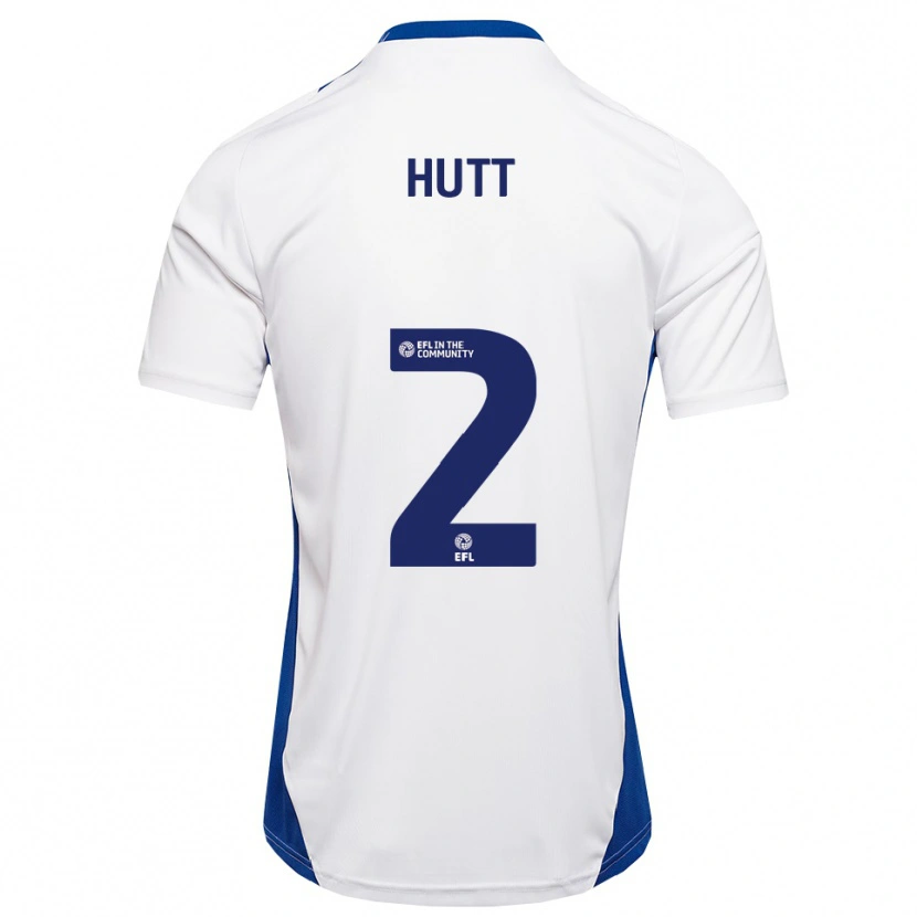 Danxen Women Liam Hutt #2 White Blue Away Jersey 2025/26 T-Shirt