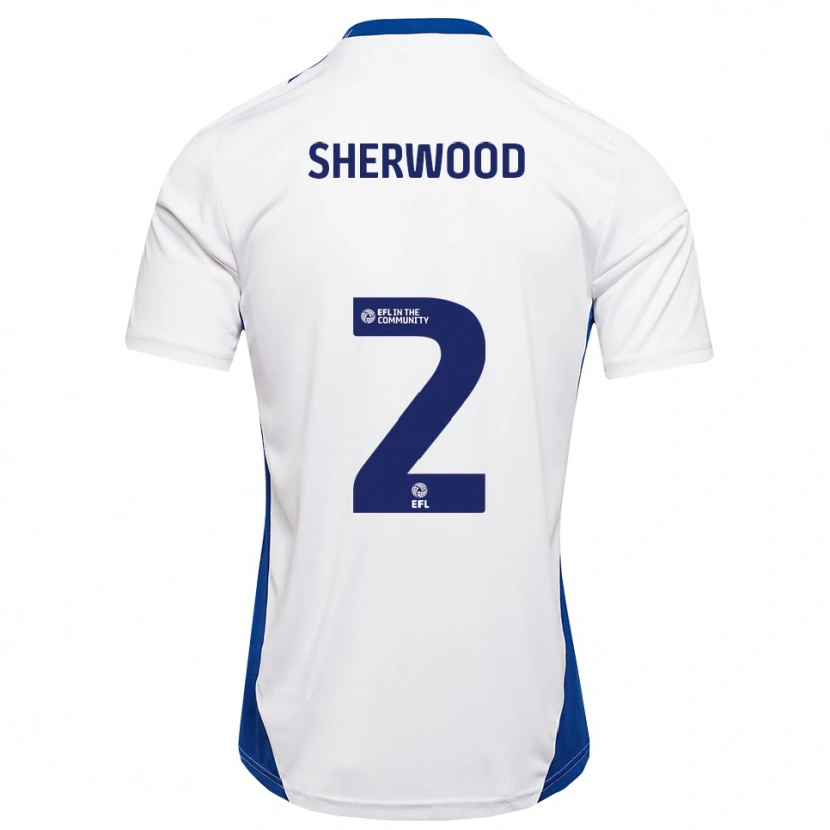 Danxen Women Katie Sherwood #2 White Blue Away Jersey 2025/26 T-Shirt