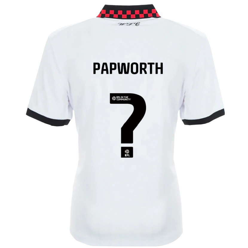 Danxen Women Imogen Papworth #0 White Black Away Jersey 2025/26 T-Shirt