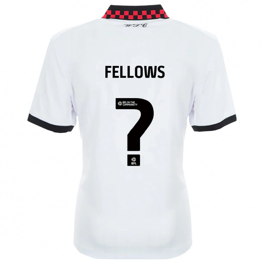 Danxen Women Mia Fellows #0 White Black Away Jersey 2025/26 T-Shirt