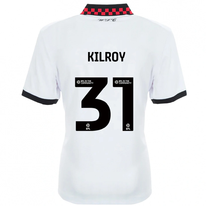 Danxen Women Jenson Kilroy #31 White Black Away Jersey 2025/26 T-Shirt