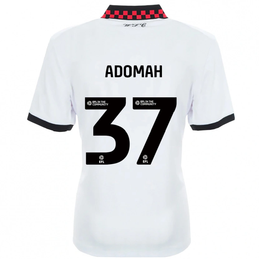 Danxen Women Albert Adomah #37 White Black Away Jersey 2025/26 T-Shirt