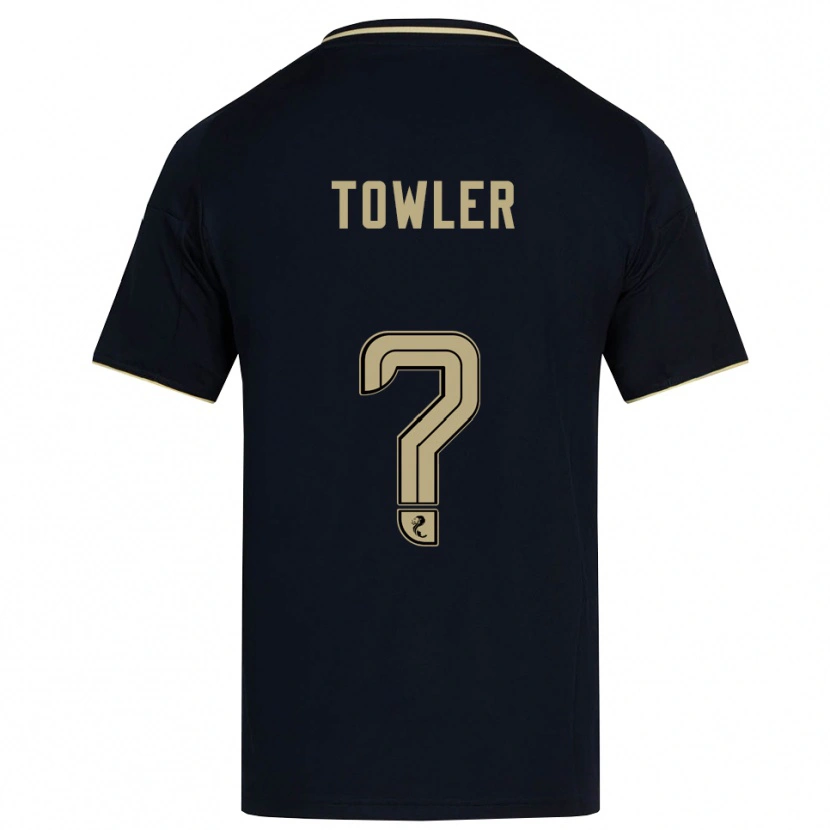 Danxen Women Evan Towler #0 Navy Gold Away Jersey 2025/26 T-Shirt