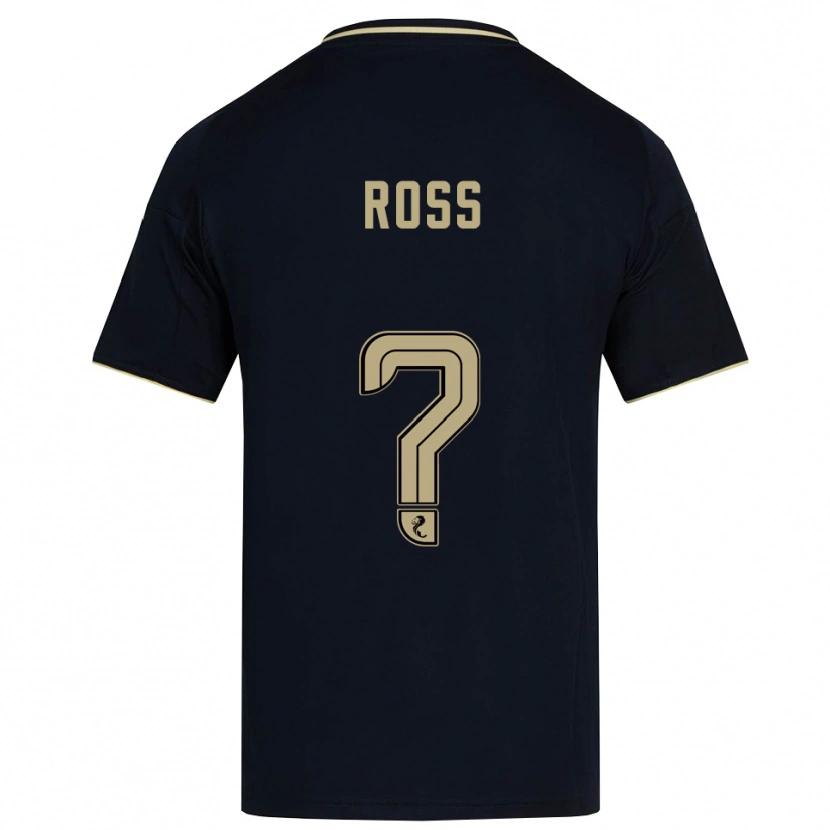 Danxen Women Dylan Ross #0 Navy Gold Away Jersey 2025/26 T-Shirt