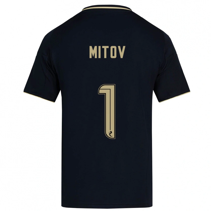 Danxen Women Dimitar Mitov #1 Navy Gold Away Jersey 2025/26 T-Shirt