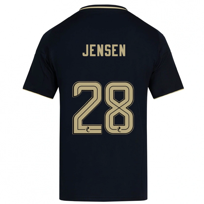 Danxen Women Alexander Jensen #28 Navy Gold Away Jersey 2025/26 T-Shirt