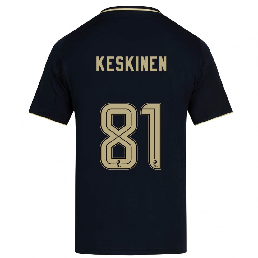 Danxen Women Topi Keskinen #81 Navy Gold Away Jersey 2025/26 T-Shirt