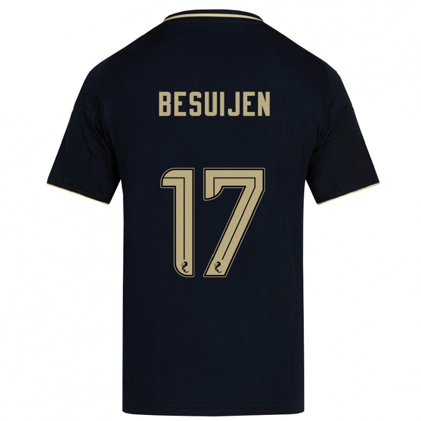 Danxen Women Vicente Besuijen #17 Navy Gold Away Jersey 2025/26 T-Shirt