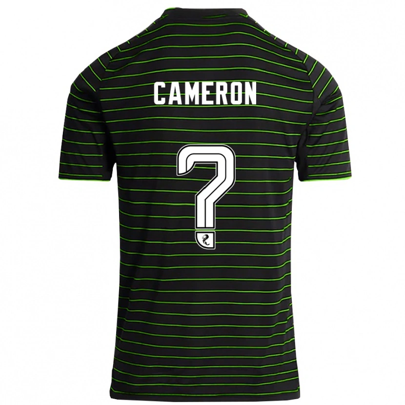 Danxen Women Jacob Cameron #0 Black Green Away Jersey 2025/26 T-Shirt
