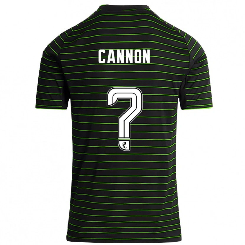 Danxen Women Aidan Cannon #0 Black Green Away Jersey 2025/26 T-Shirt