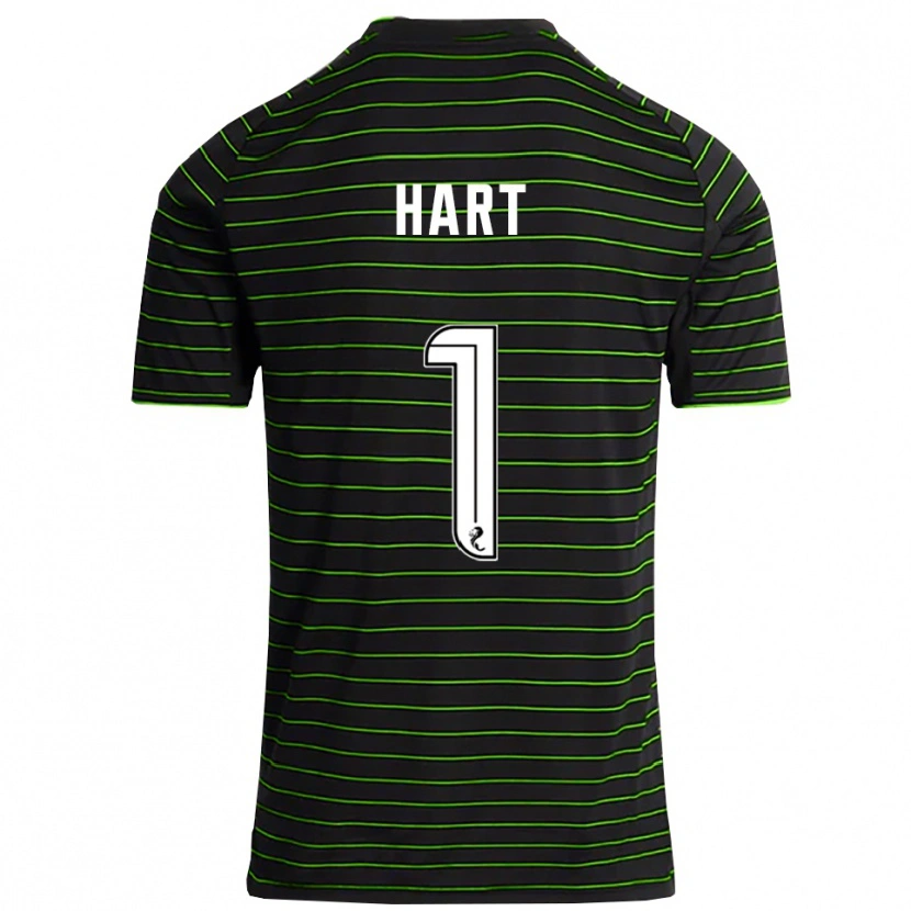 Danxen Women Joe Hart #1 Black Green Away Jersey 2025/26 T-Shirt
