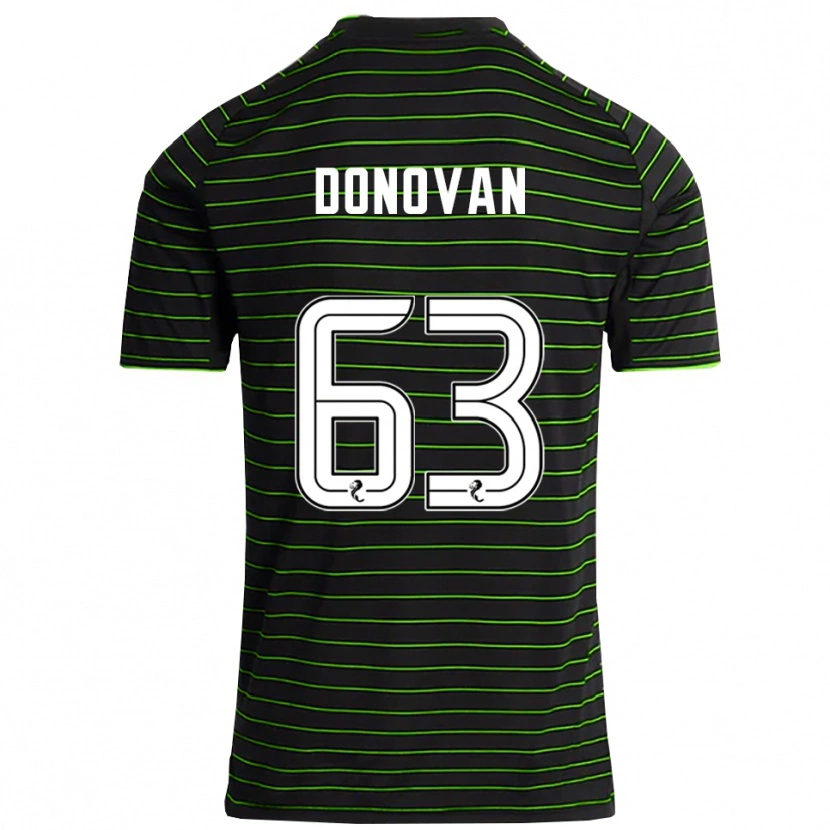 Danxen Women Colby Donovan #63 Black Green Away Jersey 2025/26 T-Shirt