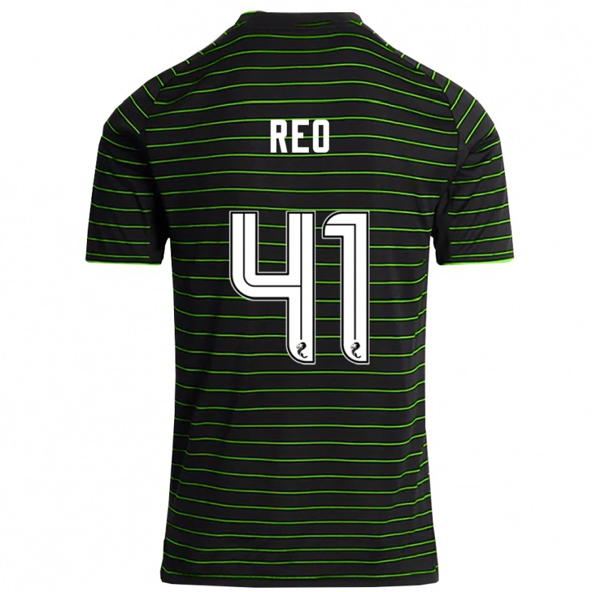 Danxen Women Reo Hatate #41 Black Green Away Jersey 2025/26 T-Shirt