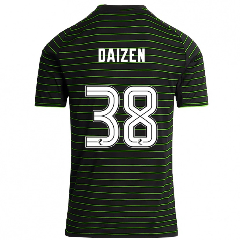 Danxen Women Daizen Maeda #38 Black Green Away Jersey 2025/26 T-Shirt