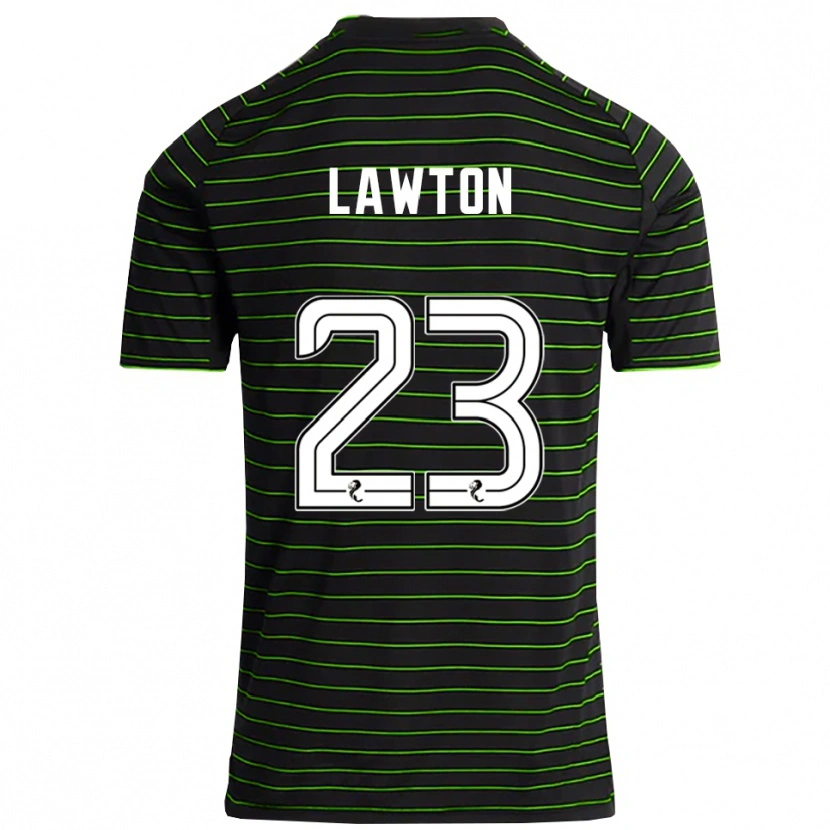 Danxen Women Emma Lawton #23 Black Green Away Jersey 2025/26 T-Shirt