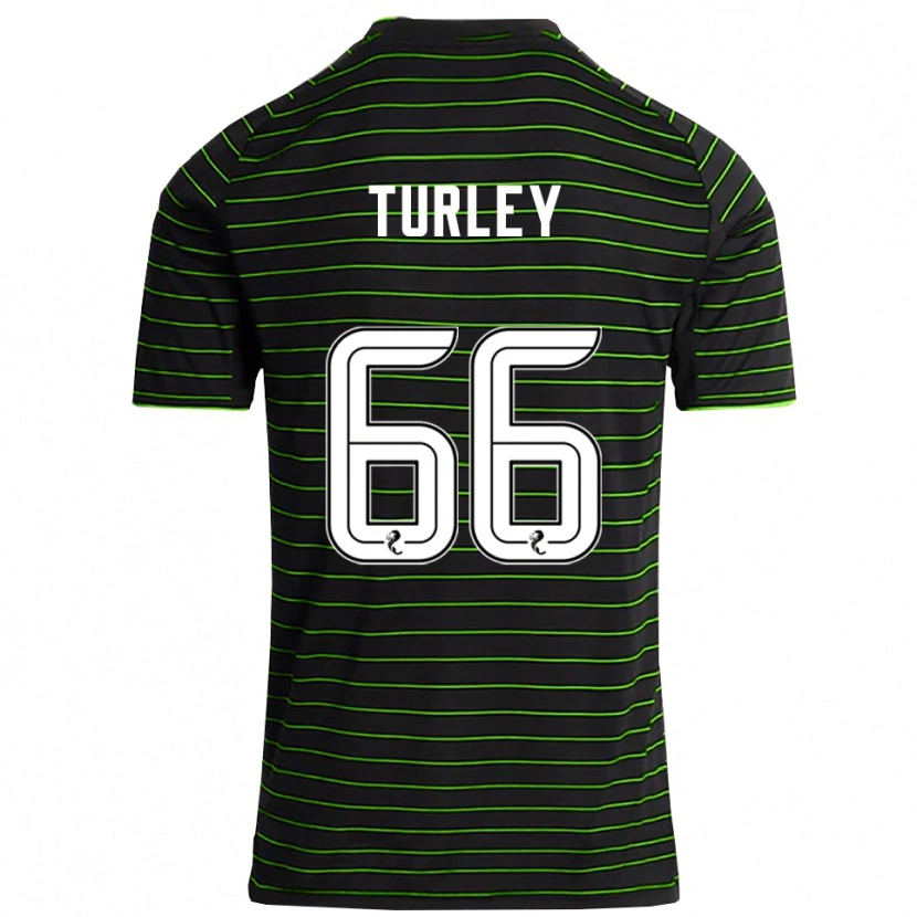 Danxen Women Francis Turley #66 Black Green Away Jersey 2025/26 T-Shirt
