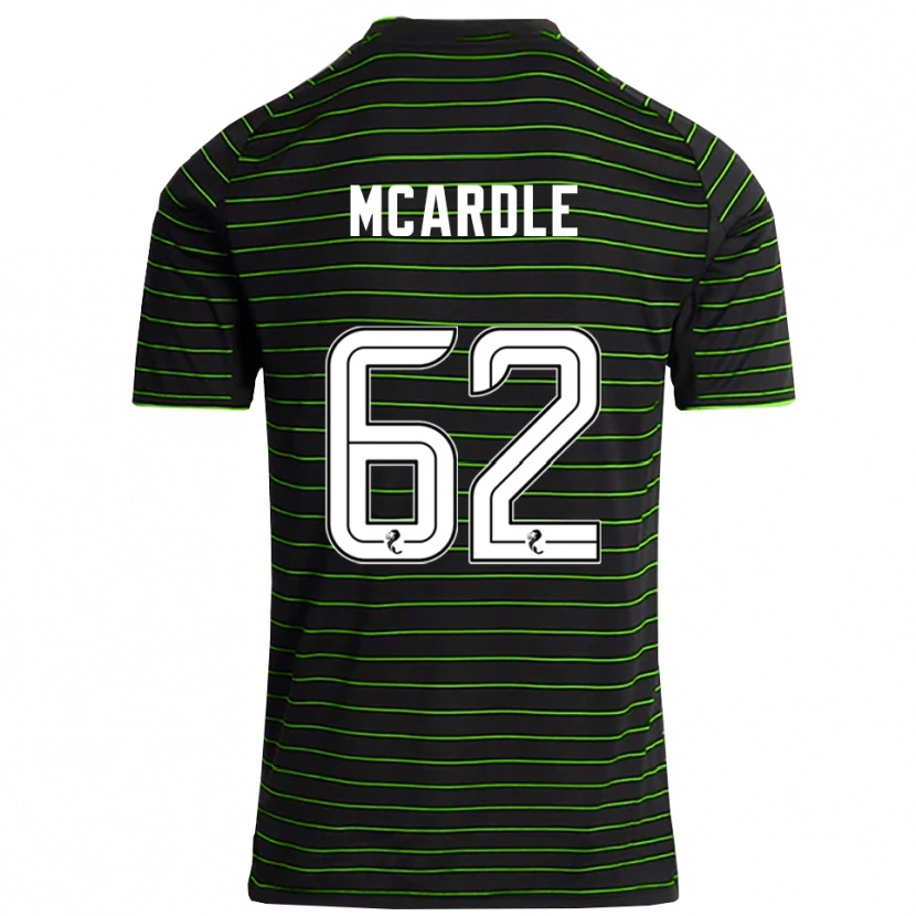 Danxen Women Sean Mcardle #62 Black Green Away Jersey 2025/26 T-Shirt