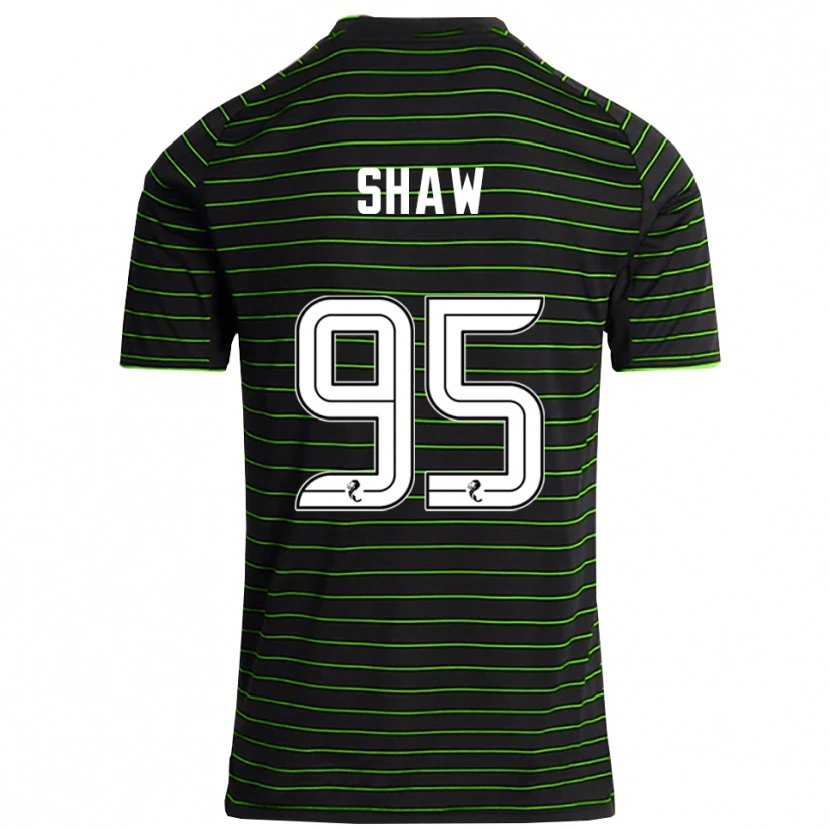 Danxen Women Corey Shaw #95 Black Green Away Jersey 2025/26 T-Shirt