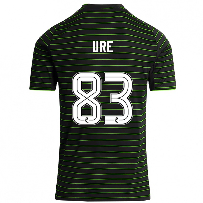 Danxen Women Kyle Ure #83 Black Green Away Jersey 2025/26 T-Shirt