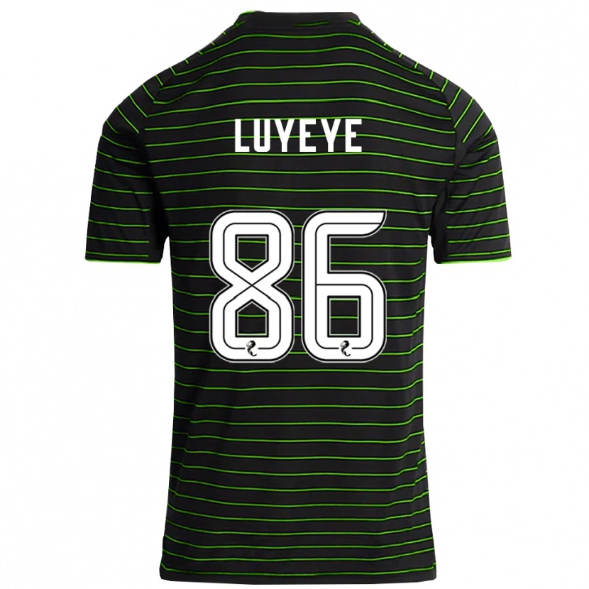 Danxen Women Benny-Jackson Luyeye #86 Black Green Away Jersey 2025/26 T-Shirt