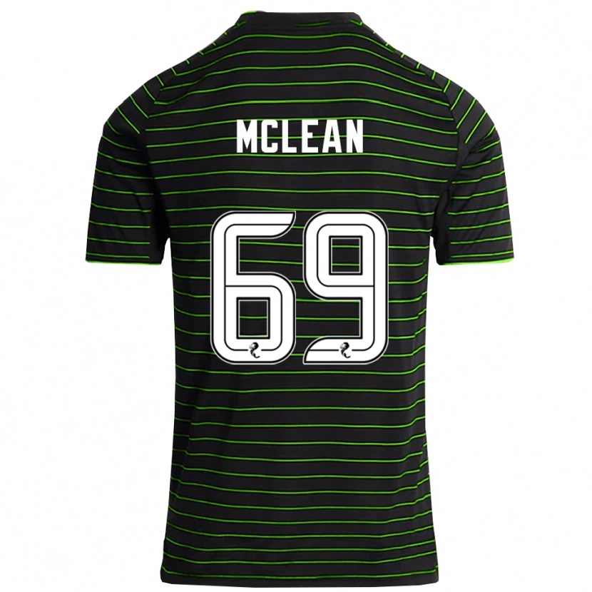 Danxen Women Kai Mclean #69 Black Green Away Jersey 2025/26 T-Shirt