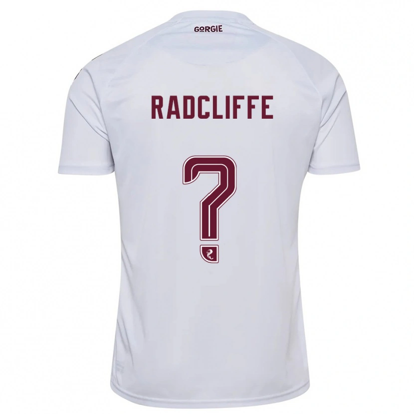 Danxen Women Josh Radcliffe #0 White Burgundy Away Jersey 2025/26 T-Shirt