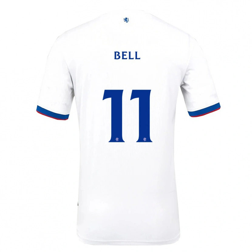 Danxen Women Megan Bell #11 White Red Blue Away Jersey 2025/26 T-Shirt