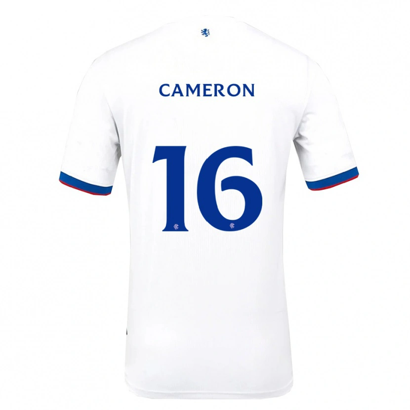Danxen Women Lyall Cameron #16 White Red Blue Away Jersey 2025/26 T-Shirt