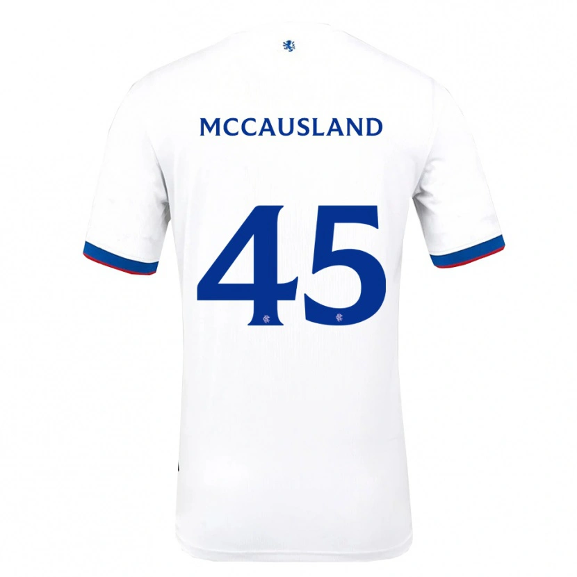 Danxen Women Ross Mccausland #45 White Red Blue Away Jersey 2025/26 T-Shirt