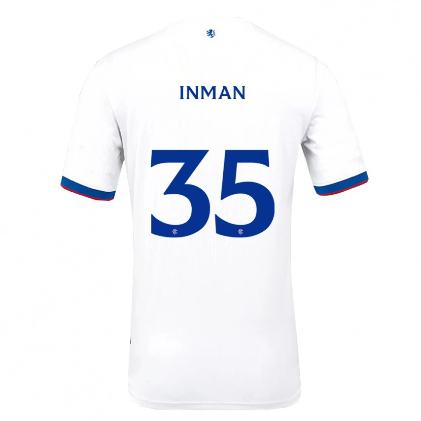 Danxen Women Lucy Inman #35 White Red Blue Away Jersey 2025/26 T-Shirt