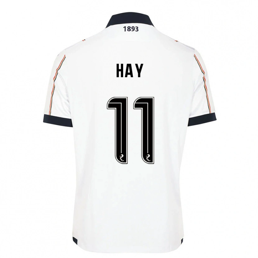Danxen Women Ashley Hay #11 White Navy Red Away Jersey 2025/26 T-Shirt