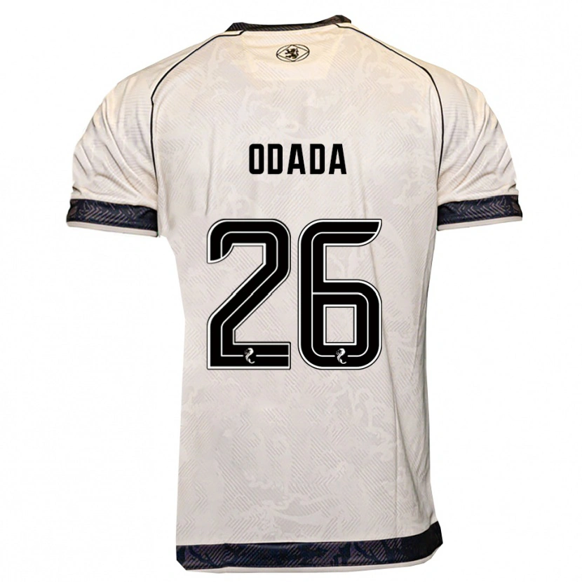 Danxen Women Richard Odada #26 White Black Away Jersey 2025/26 T-Shirt