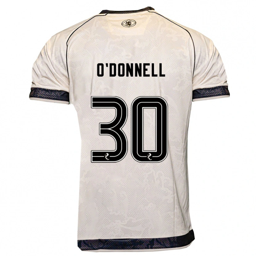 Danxen Women Lewis O'donnell #30 White Black Away Jersey 2025/26 T-Shirt