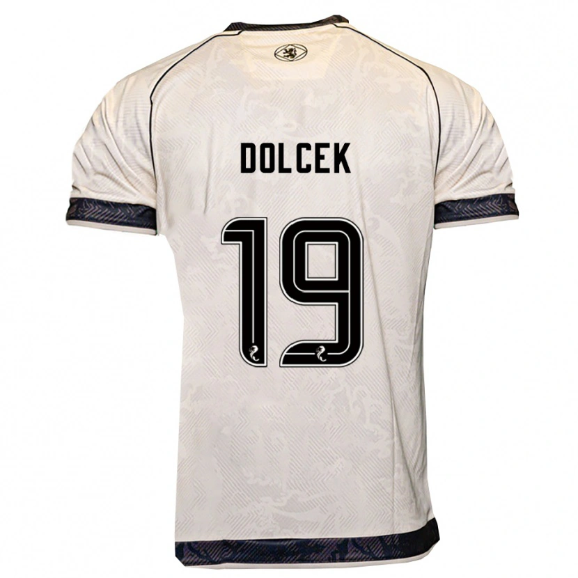 Danxen Women Ivan Dolcek #19 White Black Away Jersey 2025/26 T-Shirt