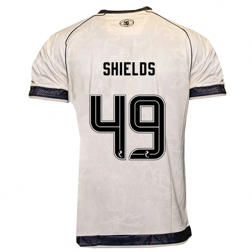 Danxen Women Conal Shields #49 White Black Away Jersey 2025/26 T-Shirt