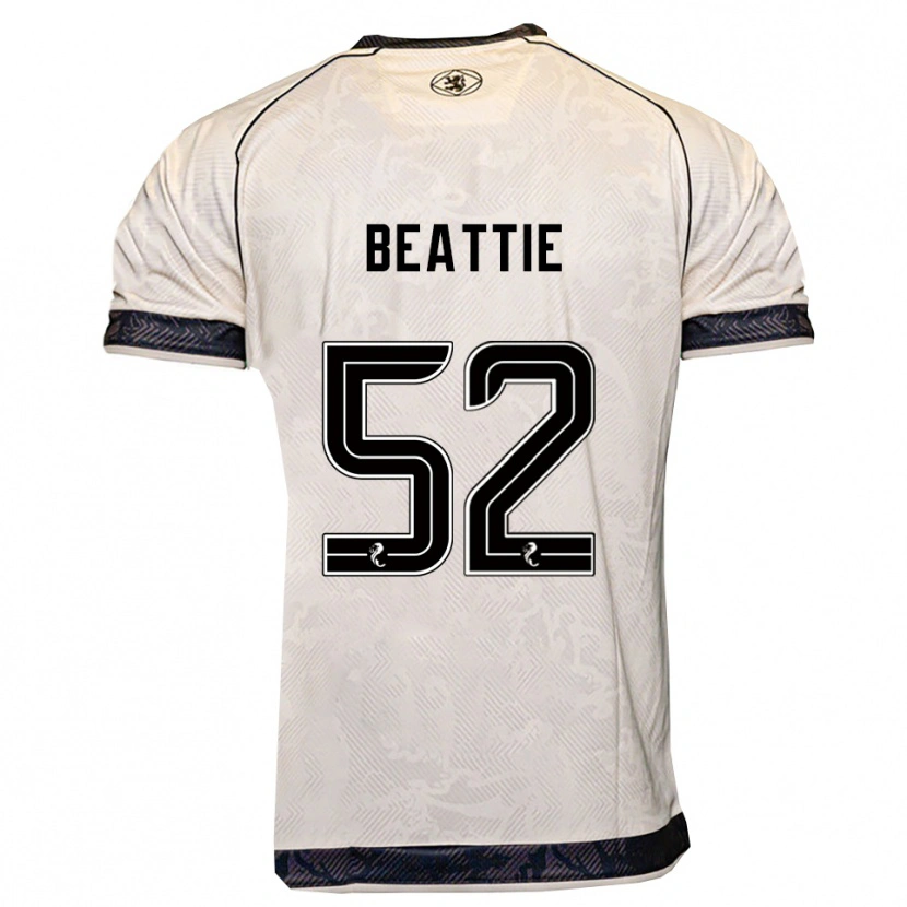 Danxen Women Calvin Beattie #52 White Black Away Jersey 2025/26 T-Shirt