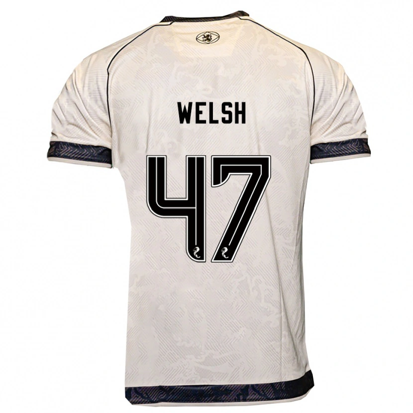 Danxen Women Harry Welsh #47 White Black Away Jersey 2025/26 T-Shirt