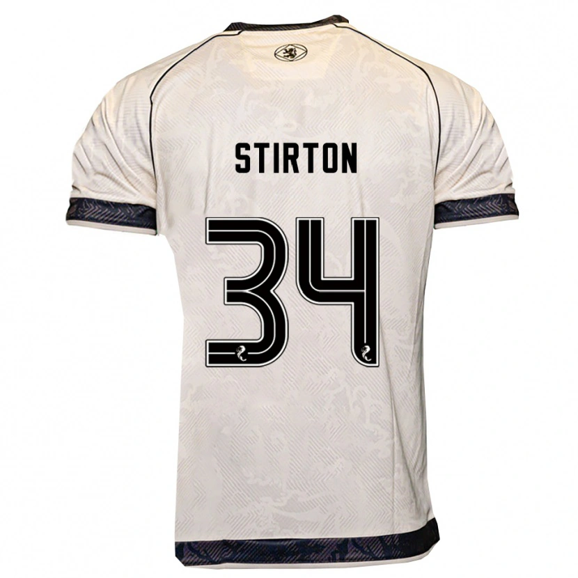 Danxen Women Owen Stirton #34 White Black Away Jersey 2025/26 T-Shirt